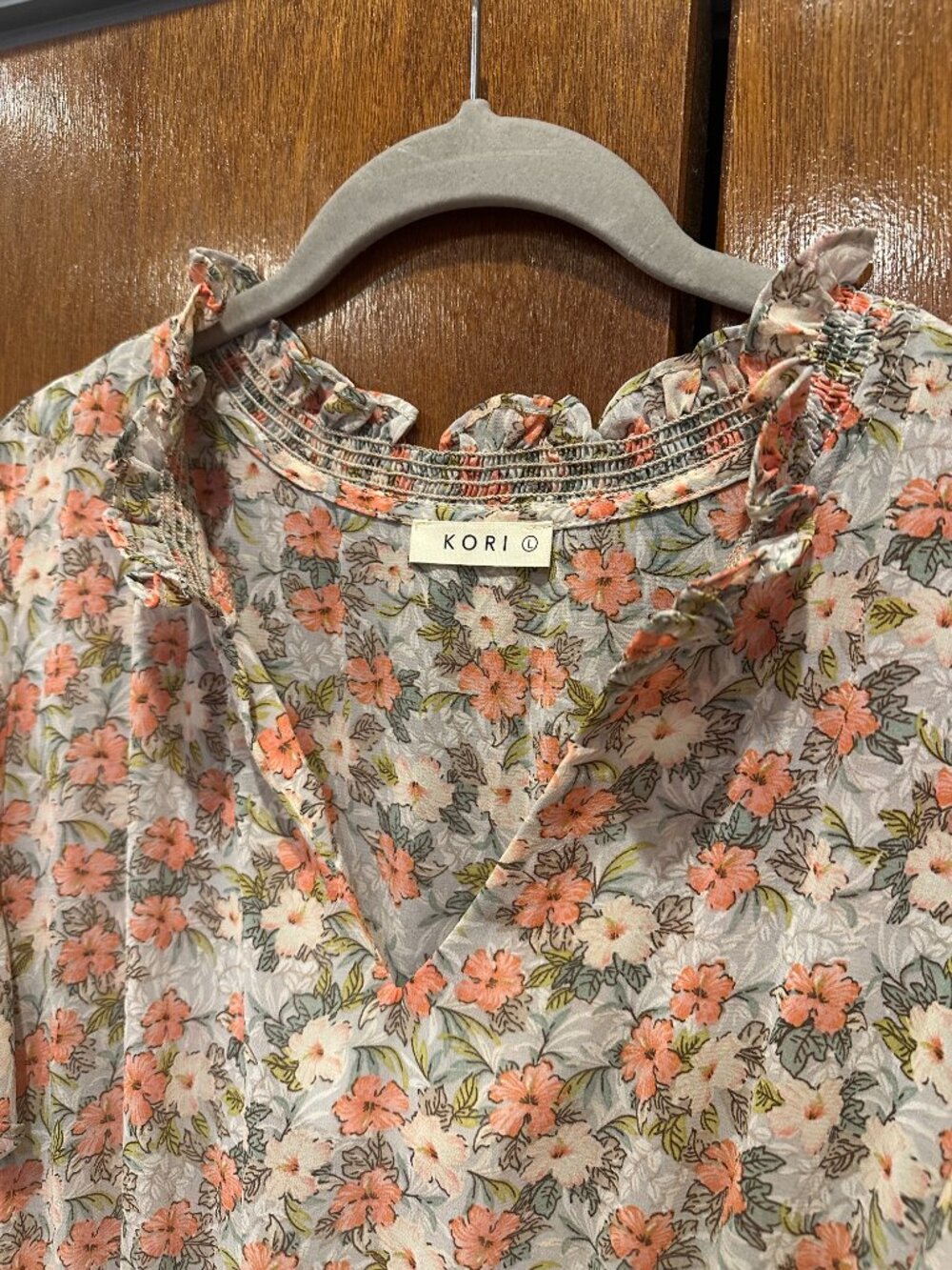 Romantic Flutter Sleeve, Smocked Waist Dress - Garden Boho, Spring/Summer - Picture 4 of 6